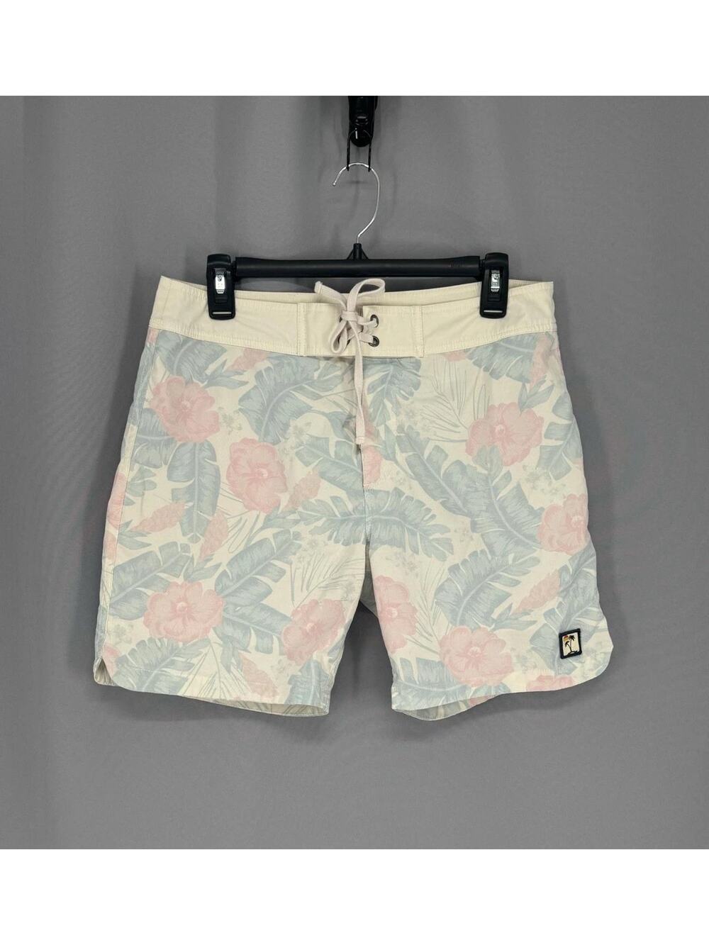 Marine Layer Board Shorts Mens 32 6” Inseam Floral Swim Trunks Tropical